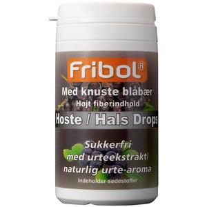 Fribol Hoste/hals Drops m. blåbær - 60 g