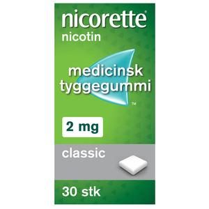 Nicorette Tyggegummi (Classic), 2 mg - 30 stk