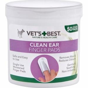 Vets Best Clean fingertut til ørepleje - 50 stk