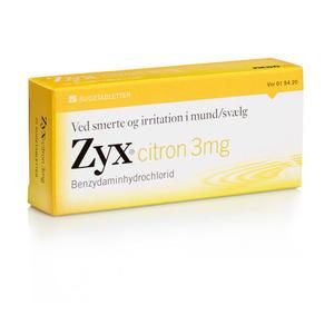 Zyx citron - 20 sugetabletter