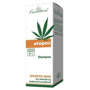 Cannaderm Atopos Shampoo tør & kløende hovedbund - 150 ml.