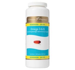 Fitness Pharma Omega 3-6-9 m. ADEK vit. • 180 kap.