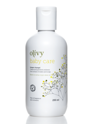 Olivy Baby Care til bleskift, 250ml.