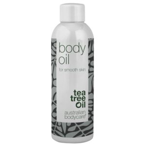 Kropsolie til pleje af strækmærker og ar - Reducerer synligheden af pigmentpletter og appelsinhud - Tea Tree Oil / 150 ml - 169,95,-