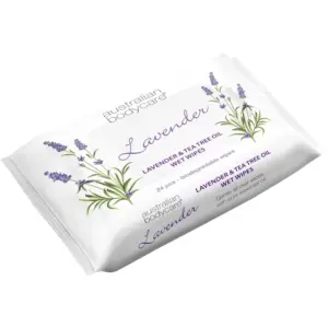 Australian Bodycare Wet Wipes - Lavendar & Tea Tree Oil - 24 Pieces