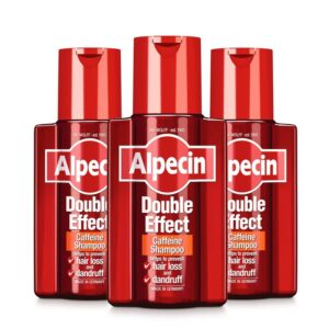 3 x Alpecin Dobbelt Effekt Koffein Shampoo - Mod Hårtab (200 ml)