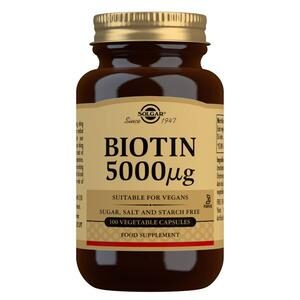 Solgar Biotin 5000 Âµg - 100 kap