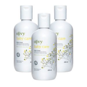 3 x OlÃ­vy Baby Care Diaper Change Stor (250 ml)