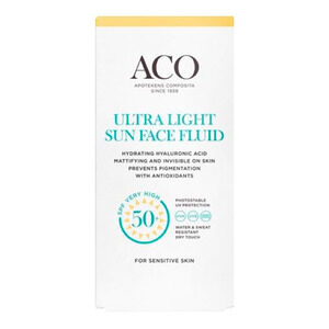 ACO SUN Ultra Light Face Fluid SPF50 - 40 ml.