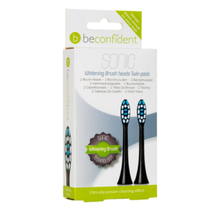 Beconfident Sonic Toothbrush Heads Whitening Black (2 stk)