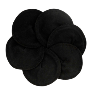 ImseVimse Organic Nursing Pads Cotton - Black (3 sæt)