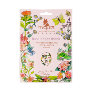 Miqura Flower Face Sheet Mask (1 stk)