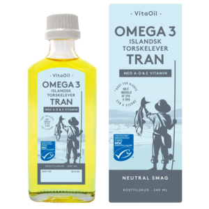 VitaOil (Bornholms) Omega-3 Islandsk Torskelevertran (240 ml)