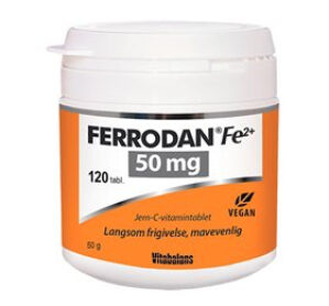 Vitabalans Ferrodan Fe2 + 50 mg - 120 tab.